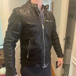 Men’s Guess Faux Leather Jacket - tags still on!